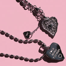 Load image into Gallery viewer, 🔥last one🔥 F🖤CK BEING PERFECT 🖤MANTRA NECKLACE