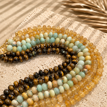 Load image into Gallery viewer, ••NEW•• YELLOW CITRINE ✨COOL GIRL GEMSTONE NECKLACE
