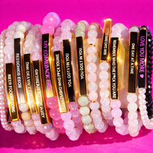 Load image into Gallery viewer, ••50% OFF•• YOU CREATE YOUR REALITY 🖤Mindset Mantra Bracelet
