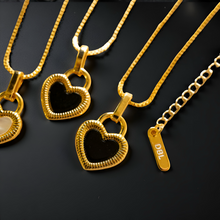 Load image into Gallery viewer, MINI ♥ OG PEARL HEART ♥ DOUBLE SIDED ♥ NECKLACE