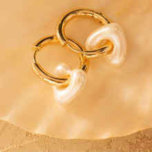 Load image into Gallery viewer, 50% OFF••HEART CHARM HOOP ⫸ EARRINGS