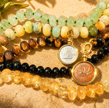 Load image into Gallery viewer, •NEW• DIMES FROM HEAVEN ☀️GEMSTONE NECKLACE