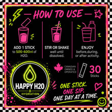 Load image into Gallery viewer, ••NEW•• BLOOD ORANGE CITRUS 🍊 ELECTROLYTES BY: HAPPY H2O
