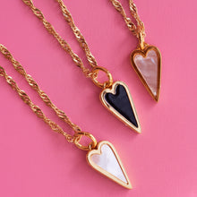 Load image into Gallery viewer, MINI 🖤HAPPY HEART🖤 PEARL & BLACK