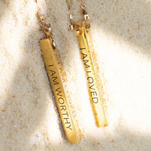 Load image into Gallery viewer, TRIFECTA š¤ 3 SIDED š¤MANTRA NECKLACEš¤