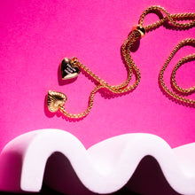 Load image into Gallery viewer, BOLO🖤 FOLLOW YOUR HEART🖤 NECKLACE 🖤GOLD
