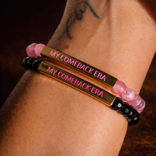 Load image into Gallery viewer, ••NEW••MY COMEBACK ERA🖤Mindset Mantra Bracelet