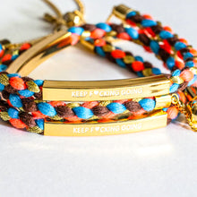 Load image into Gallery viewer, KEEP F♥CKING GOING♥MANTRA BRACELET