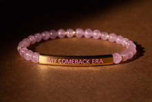 Load image into Gallery viewer, ••NEW••MY COMEBACK ERA🖤Mindset Mantra Bracelet