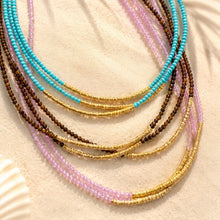 Load image into Gallery viewer, ••NEW•• DELICATE GEMSTONE•• LAYERING NECKLACE