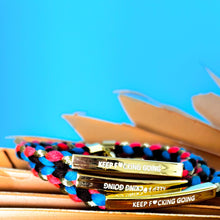 Load image into Gallery viewer, KEEP F♥CKING GOING♥MANTRA BRACELET