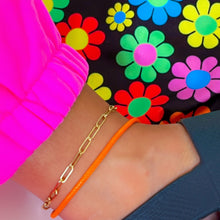 Load image into Gallery viewer, ANKLET•• PAPERCLIP LINK