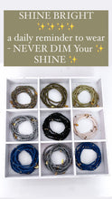 Load image into Gallery viewer, **TOP 20** SHINE BRIGHT ⫸ CRYSTAL  Layering Bracelets
