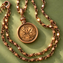 Load image into Gallery viewer, ••NEW•• ** rustic copper ** PENNY LOCKET ✨ NECKLACE