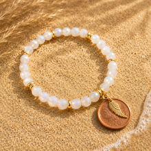 Load image into Gallery viewer, **NEW** PENNIES FROM HEAVEN 🪽•Angelic Moonstone Bracelet