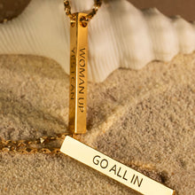 Load image into Gallery viewer, TRIFECTA š¤ 3 SIDED š¤MANTRA NECKLACEš¤