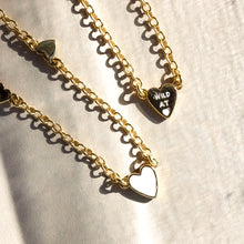 Load image into Gallery viewer, $80 OFF🩷••MINI🖤 WILD AT HEART 🖤 MANTRA NECKLACE