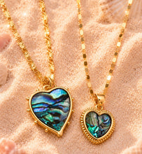 Load image into Gallery viewer, ••NEW•• ABALONE SHELL 🐚 HEART NECKLACE