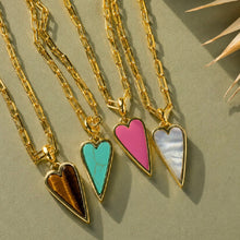 Load image into Gallery viewer, ••NEW•• DOUBLE SIDED 🩷RAVING HEART NECKLACE