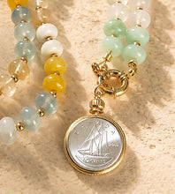 Load image into Gallery viewer, **last one**šBEACH TREASURE DIME from HEAVEN NECKLACE