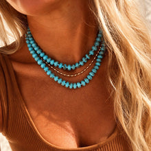 Load image into Gallery viewer, ••NEW•• TURQUOISE COOL GIRL GEMSTONE ✨NECKLACE