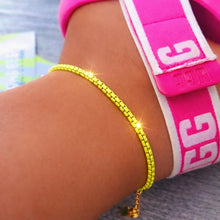 Load image into Gallery viewer, ••LAST ONE•• ANKLET •• NEON YELLOW ELECTRIC ⚡️ LIME