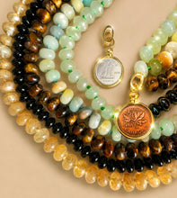 Load image into Gallery viewer, •NEW• DIMES FROM HEAVEN ☀️GEMSTONE NECKLACE