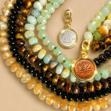 Load image into Gallery viewer, •NEW• DIMES FROM HEAVEN ☀️GEMSTONE NECKLACE