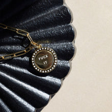 Load image into Gallery viewer, FUCK IT ⚡️YOU DO YOU • DOUBLE SIDED ⚡️mantra necklace