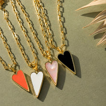 Load image into Gallery viewer, ••NEW•• DOUBLE SIDED 🩷RAVING HEART NECKLACE