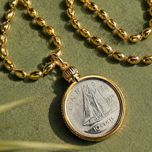 Load image into Gallery viewer, ••GOLD•• DIME LOCKET NECKLACE ♥