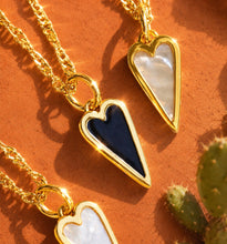 Load image into Gallery viewer, Last one 🌵 **MINI** DOUBLE SIDED 🖤RAVING 🖤 HEART Necklace