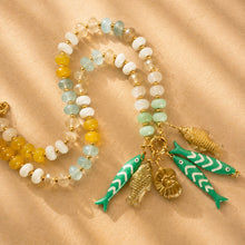 Load image into Gallery viewer, **last one**🐚BEACH TREASURE CHARM NECKLACE
