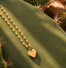 Load image into Gallery viewer, •last one• MINI HEART OF GOLD NECKLACE