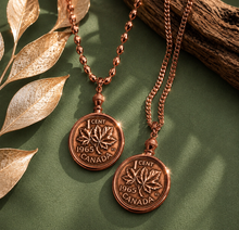 Load image into Gallery viewer, ••NEW•• **copper** PENNIES FROM ✨ HEAVEN ✨ KEEPSAKE NECKLACES