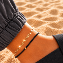 Load image into Gallery viewer, ••SALE•• ANKLET•• PAPERCLIP LINK