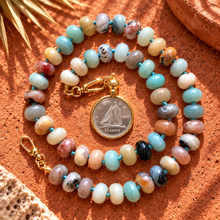 Load image into Gallery viewer, ••NEW•• DIME & PENNY ✨GEMSTONE LOCKET ✨ NECKLACES