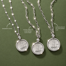 Load image into Gallery viewer, ••SILVER•• DIME 🖤LOCKET NECKLACE