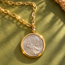 Load image into Gallery viewer, ••NEW•• QUARTER LOCKET 🤍NECKLACE