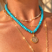 Load image into Gallery viewer, ••ONE OF A KIND••14K GOLD BEADED ✨PEARL HEART NECKLACE