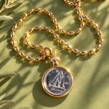 Load image into Gallery viewer, ••GOLD•• DIME LOCKET NECKLACE ♥