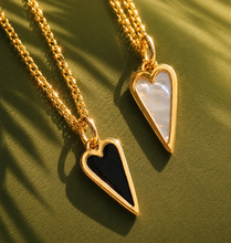 Load image into Gallery viewer, Last one 🌵 **MINI** DOUBLE SIDED 🖤RAVING 🖤 HEART Necklace