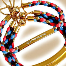Load image into Gallery viewer, KEEP F♥CKING GOING♥MANTRA BRACELET
