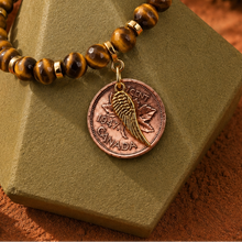 Load image into Gallery viewer, ••NEW•• TIGERS EYE ⚡️LUCKY PENNY BRACELET