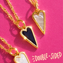 Load image into Gallery viewer, Last one 🌵 **MINI** DOUBLE SIDED 🖤RAVING 🖤 HEART Necklace