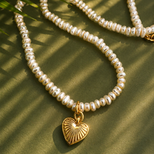 Load image into Gallery viewer, ••last one•• RAVING HEART ⚡️CHOOSE A CHARM PEARL ⚡️CHAIN
