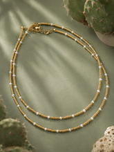 Load image into Gallery viewer, ••NEW•• GOOD LUCK - DELICATE GEMSTONE LAYERING NECKLACES