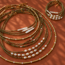 Load image into Gallery viewer, ••NEW•• GOOD LUCK - DELICATE GEMSTONE LAYERING NECKLACES
