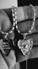 Load and play video in Gallery viewer, F🖤CK BEING PERFECT 🖤MANTRA NECKLACE 🖤 SILVER