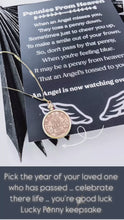 Load and play video in Gallery viewer, PENNIES FROM HEAVEN & LUCKY PENNY NECKLACE 🖤